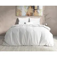 Dreamhouse dekbedovertrek Mendez - wit - flanel - 200x220