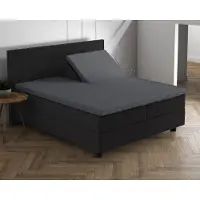 Dreamhouse Splittopper hoeslaken - dubbel jersey - antraciet - 180x200/220 cm