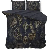 Dreamhouse Dekbedovertrek Jaimy Blue Satijn-240 x 200 / 220 cm | Lits-Jumeaux