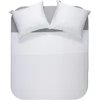 Primaviera Deluxe Primaviera dekbedovertrek effen - wit - Bamboe - 2-persoons (200x220 + 2st 60x70cm)
