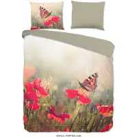 Good Morning Dekbedovertrek Katoen Renforcé Poppies - multi 240x200/220cm