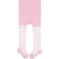 Falke Stripe versterkt huidvriendelijk katoen panty baby roze - maat 80-92