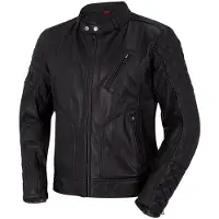 Bogotto Chicago retro motorjas, leer, zwart, maat 48