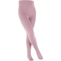 Falke Cotton Touch dun eenkleurig katoen panty kinderen roze - maat 80-92