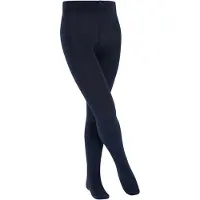 Esprit Foot Logo versterkt slijtvast katoen panty kinderen blauw - maat 110-116