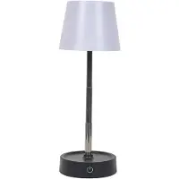 Home Deco Factory Oplaadbare LED tafellamp - max 30 cm - verstelbare hoogte - touch bediening