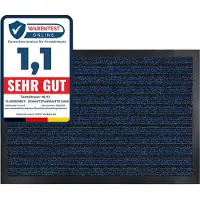 Karat Dura Deurmat - Robuust & Duurzaam - In vele Maten en Kleuren - Antislip Schoonloopmat - Voor Binnen en Buiten - Blauw - 50 x 80 cm