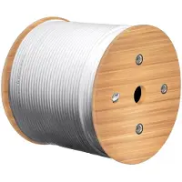 Goobay 120 dB SAT Coaxial Cable, 4x Shielded, CCS 500 m