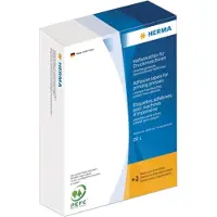 Herma Hechtetiketten voor drukmachines, DP1, 34 x 53 mm, rood, permanent hechtend