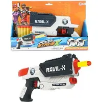 Toi-Toys FOAM STRIKEX Pistool 'White +L' +5 foampijlen