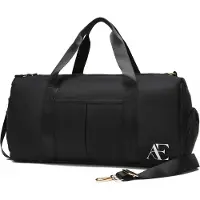 Aramae - Sporttas Dames - Sport Tas Dames - Kleine Sporttas - Weekendtas - Reistas - Zwart