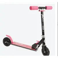 Evo Inline Step - Roze - 125 mm, Vanaf 5 jaar, Zowel inklapbaar als verstelbaar,Voor kinderen van maximaal 50 kg