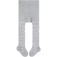 Falke Little Dot slijtvast huidvriendelijk katoen panty baby grijs - maat 62-68
