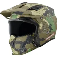 Bogotto Radic Camo 22.06 Mat Groen Motorhelm Maat 2XL