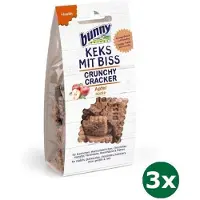 Bunny Nature 3x50 gr crunchy cracker appel