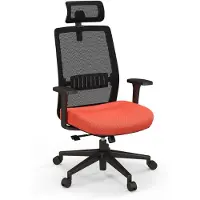 Costway Niet van toepassing: polyesterweefsel, spons, metaal, nylon, zwart, oranje, 60 x 65 x 116-126 cm