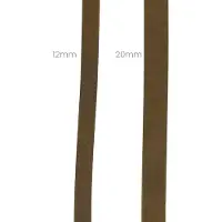 Animal Boulevard Ab30087 - Hals- En Leibanden - Hond - Ab Country Leather Add-a-dog Leiband Cognac-12mmx60cm - Maat: 12mmx60cm - 205325