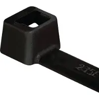 Hellermanntyton 111-01914 T18R-PA66UV-BK Kabelbinder Zwart UV-gestabiliseerd 100 stuk(s)
