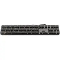 LMP - Italiaans Toetsenbord (QWERTY) met Numeriek Toetsenbord, Bovenste Deksel van Aluminium en 2 USB-poorten - voor Mac - Ruimtegrijs