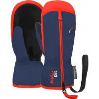 Reusch Want Kids Ben Mitten Dress Blue / Cherry Tomato-1 - 2 jaar