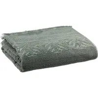 Vivaraise - Effen badplaid Zoé Thym 100 x 180