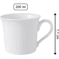 Villeroy & Boch Koffiekop Cellini Wit (6-delig)