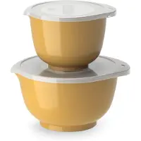 Mepal Rosti - NEW Margrethe bowls, Set of 2 + lids - Curry