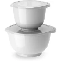 Mepal Rosti - NEW Margrethe bowls, Set of 2 + lids - White
