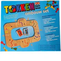 Keezbord - Tokken Ombouwset Hout - 4 personen