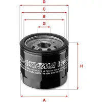 Sofima S 9150 R Oliefilter
