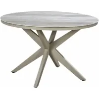 Yoi Tuintafel Calma Rond Salix Travertin Ø120