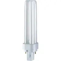 Ledvance D Spaarlamp 18W 830 | Warm Wit - 2-Pin G24D-2 153 mm 230 V 18 W Warmwit Buis 1 stuk(s)