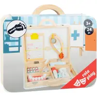Small Foot Design - Houten Dokter en Tandarts 2in1 Set in Koffer