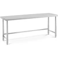Royal Catering RVS werktafel - ECO - 200 x 60 cm - 300 kg -