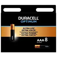 Duracell Optimum Alkaline AAA batterijen - 8 stuks
