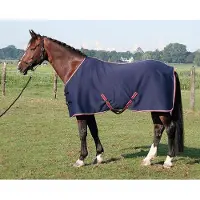 Harry's Horse Jersey Cooler Deken - Navy_195 cm