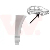 VAN WEZEL 7625156 Spatbord