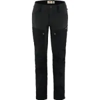 Fjällräven - Women's Keb Trousers - Trekkingbroek 48 - Short, zwart