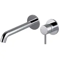 Hotbath Buddy B105EXT22 Afbouwdeel Inbouw Wastafelkraan - 22cm - Chroom - Messing - Kranen, Wastafelkranen, Inbouw Wastafelkranen - 8721122558027