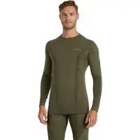 Falke Wool-Tech Longsleeve Thermoshirt Heren Olive L