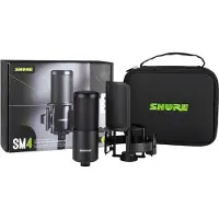 Shure SM4-K Zwart Microfoon voor studio's