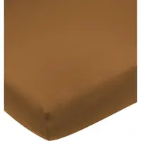 Meyco Home Uni hoeslaken tweepersoons - camel - 180x200cm