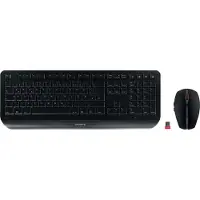 Cherry JD-7000DE-2 GENTIX draadloos toetsenbord en muis voor desktopgebruik