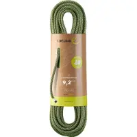 Edelrid - Klimtouwen - Hummingbird Eco Dry 9,2Mm Night-Citrus voor Unisex - Maat 40 m - Groen