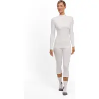 Falke - Dames thermokleding - Longsleeved Shirt Warm Turtleneck W White voor Dames - Maat S - Wit
