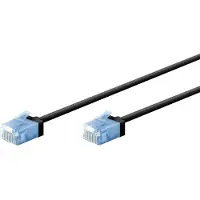 Goobay U/UTP Cat 6a - 3 meter - Zwart -