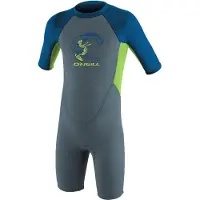 O'Neill Reactor Spring 2 Mm Junior Shorty Met Korte Mouwen En Rits Op De Rug