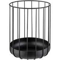 Aps Broodmand - Broodkorf - Metaal - Zwart - Ø 22,5 cm - Rond - Vaatwasserbestendig - Breukvast