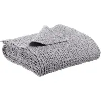 Vivaraise Dekent plaid Tana in 100% katoen - 140 x 200 cm - Kleur Mist