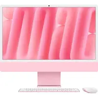 Apple iMac MWV43D/A Roze 61cm(24'') M4 10-core chip, 10-core GPU, 16GB Ram, 256GB SSD
